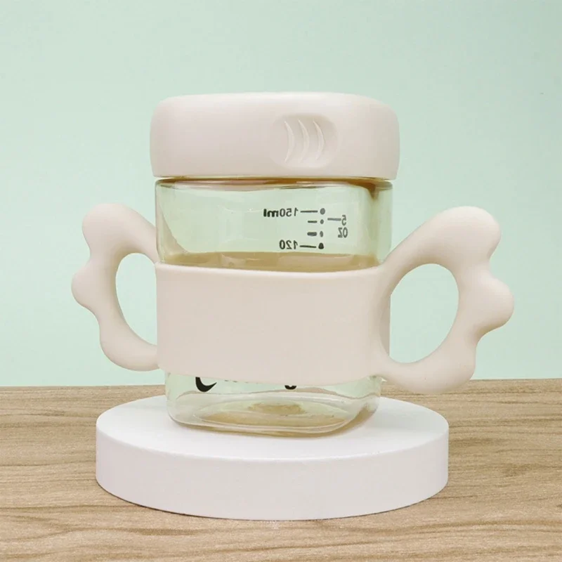 

Newborn Bottle Grip Handle Infants Wide Milk Bottle Hand Shank for Baby Feeding Bottle 15UB