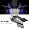 YAMAHA YZF R1 R1M 2020-2025 오토바이 액세서리 LED 회전 조절 식 윙 미러가있는 백미러의 새로운 기능 1