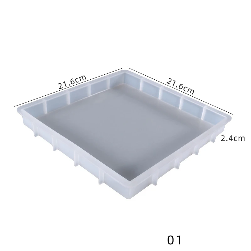 Silicone Mold for Rectangular/Square Photo Frame UV Epoxy Resin Jewelry Making Home Decor Craft Ornaments