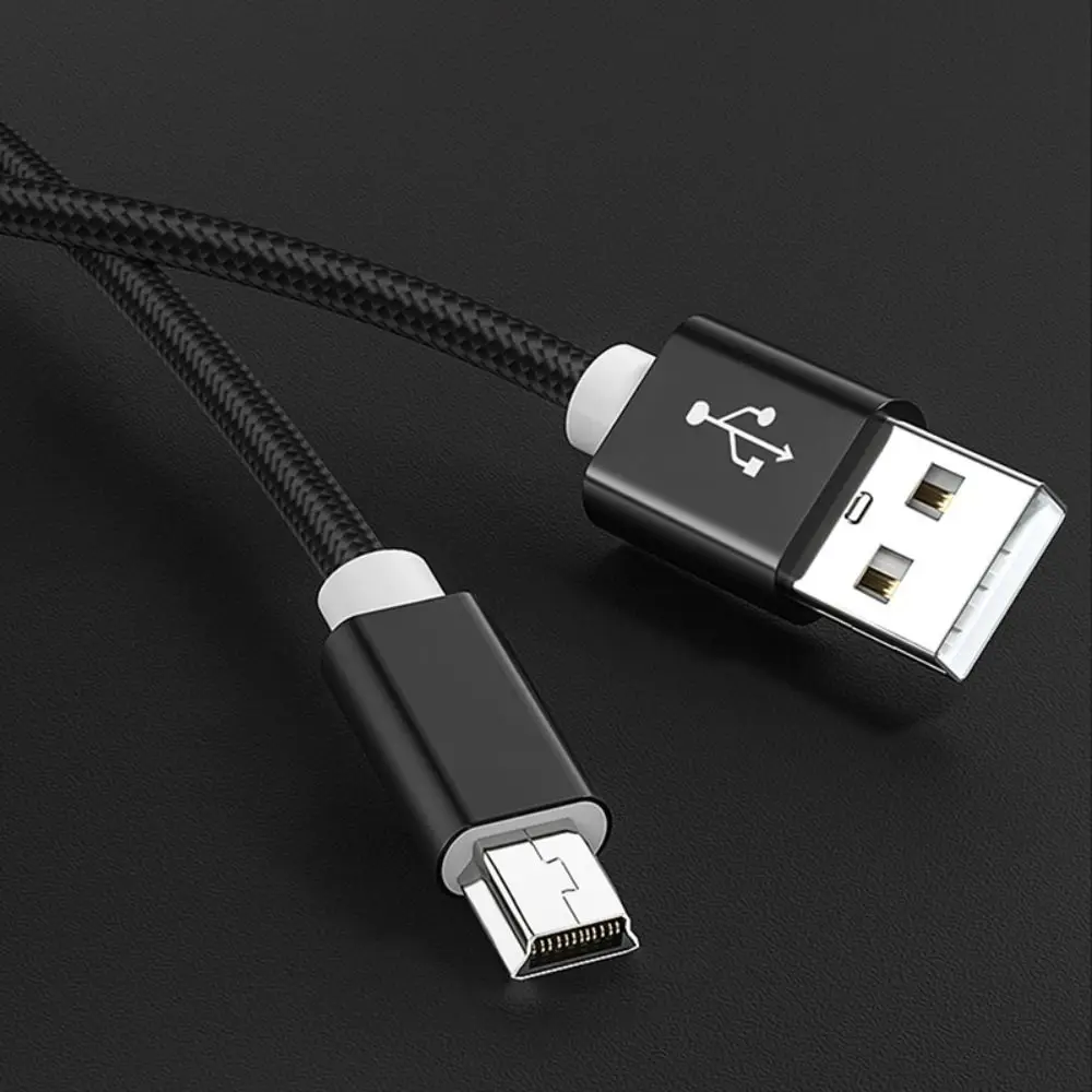 to USB Wire Double Head HDD Charger Mini USB Cord Fast Data Charger Cable Camera Charging Cable Mini USB to USB Charger Cable