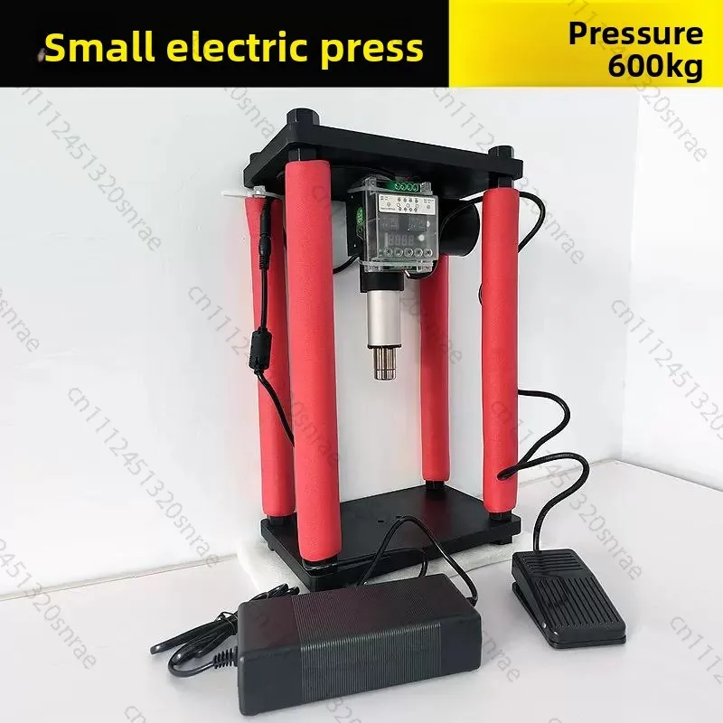 Four-column Electric Silent Press 220 Desktop Hydraulic Press Pressurable Lead Bearing Hardware Universal Automatic