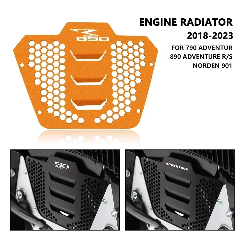 

For Norden 901 790 890 Adventure R S 2022-2023 Motorcycle Accessories Engine Guard Cover Radiator Grille Crap Flap