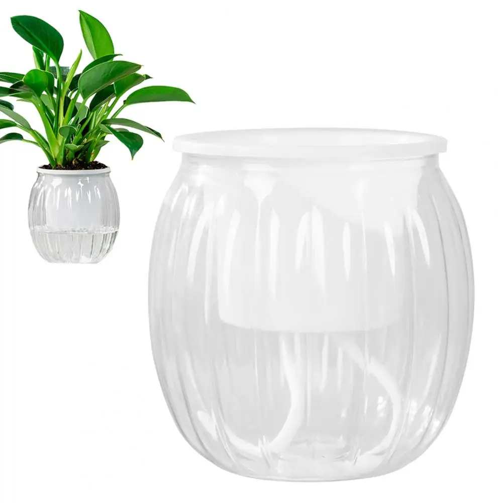 Indoor Flower Pot Self Watering Planter Plastic Flowerpot Self-watering Planter Weather-resistant Garden Pot Uv for Plants