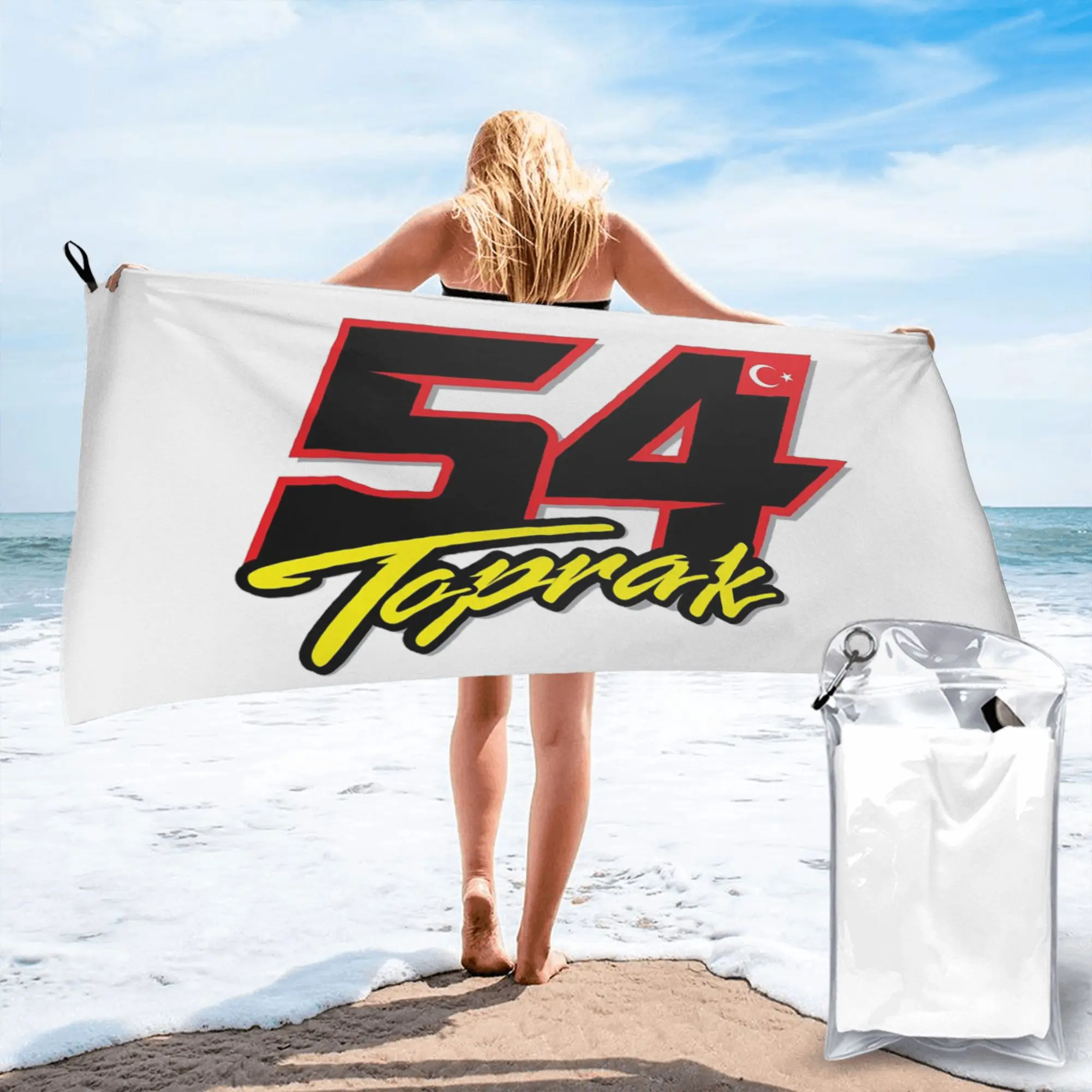 Toprak Razgatlioglu 54 Beach Towel Soft Microfiber Quick Dry Absorbent Quick Towels For Pool