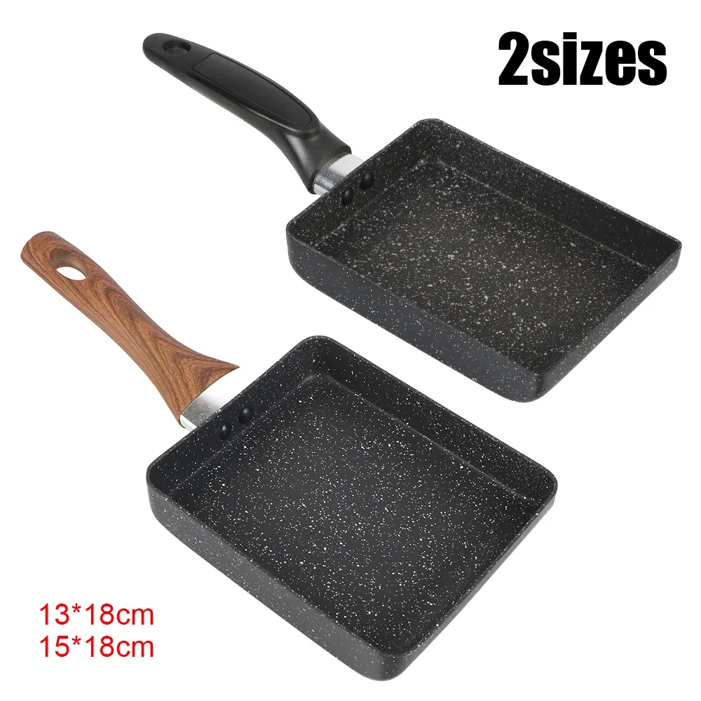 

Cookware Fry Egg Pancake Kitchen Pot Breakfast Make Black Frying Pan Non-Stick Pan Mini