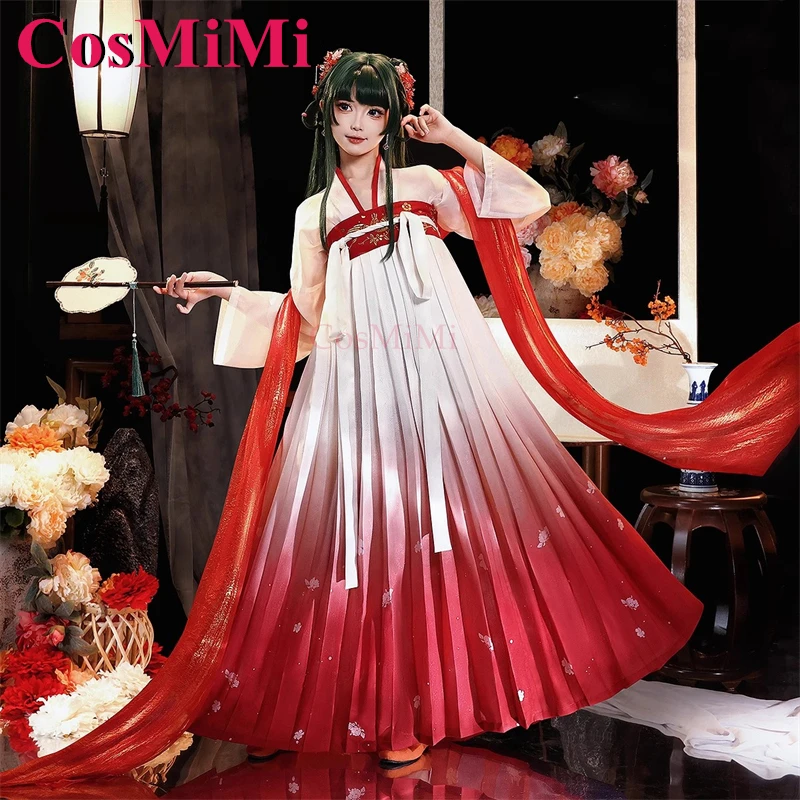 CosMiMi Anime The Apothecary Diaries Maomao Cosplay Kostüm Wunderschönes elegantes Tanzkleid Karneval Party Rollenspiel Kleidung Neu