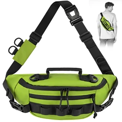 THKFISH Fishing Fanny Bag Waterproof Scrack-Resistant Fishing Tackle Storage Bags Outdoors Sport Fishing Cross Waist Packs