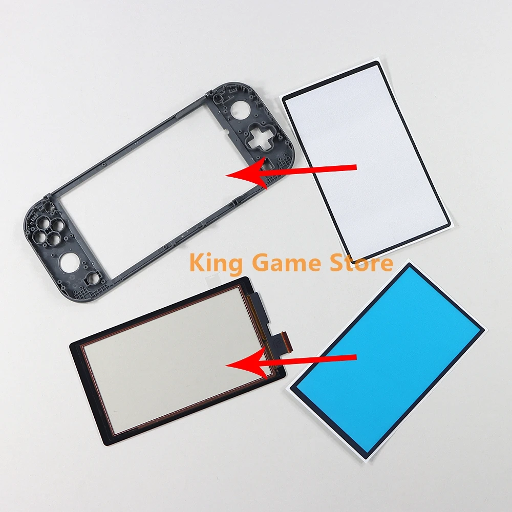 20PCS Adhesive Sticker for Nintend Switch Lite Top Shell Case Touch Screen Double-Sided Adhesive Backing