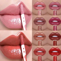 12Colors Sexy Shiny Lipstick Waterproof Long Lasting Moist High-quality Lip Gloss Vivid Colorful Lipgloss Women Makeup Maquiagem