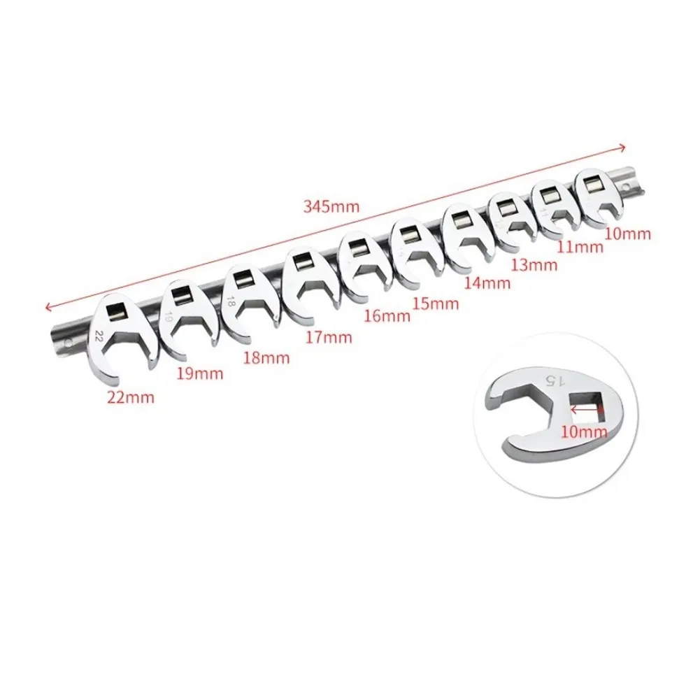 Chrome Plated Crowfoot Wrench Open End Spanner Package Content Product Name Applications Compact And Reach Areas