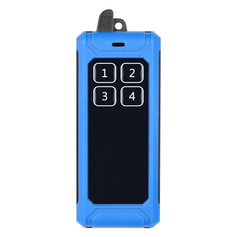 

DC4.5V 4 Buttons Motor Lighting Control Crane Electric Garage Door Universal Switch Transmitter RF Remote Control