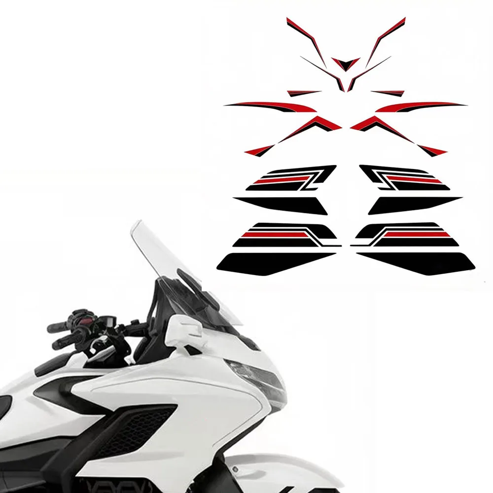 Luggage Trunk Stickers Tour Tank Pad Protector Decal Kit Cases Accessories For HONDA Goldwing GL1800 GL 1800 2018- 2021