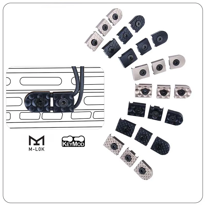 Tactical Metal Wire Guide System/Picatinny Rail Cover Fixed For M-Lok Keymod Rail Airsoft Accessory For PEQ NGAL DBAL MAWL M600