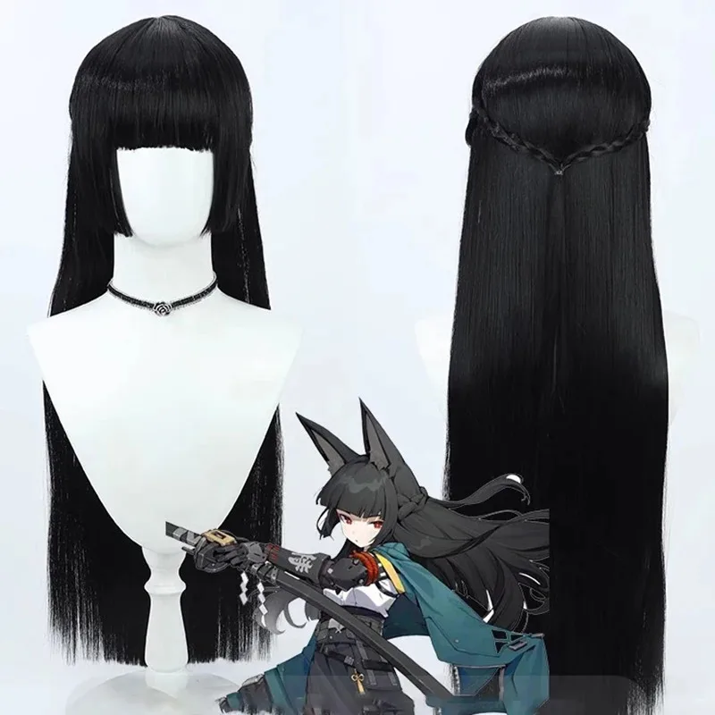 호시미 미야비 코스프레 의상 애니메이션 게임 젠리스 존 제로 미야비 여우 소녀 풀세트 가발 귀걸이 러블리 유니폼 파티 카니발 의상