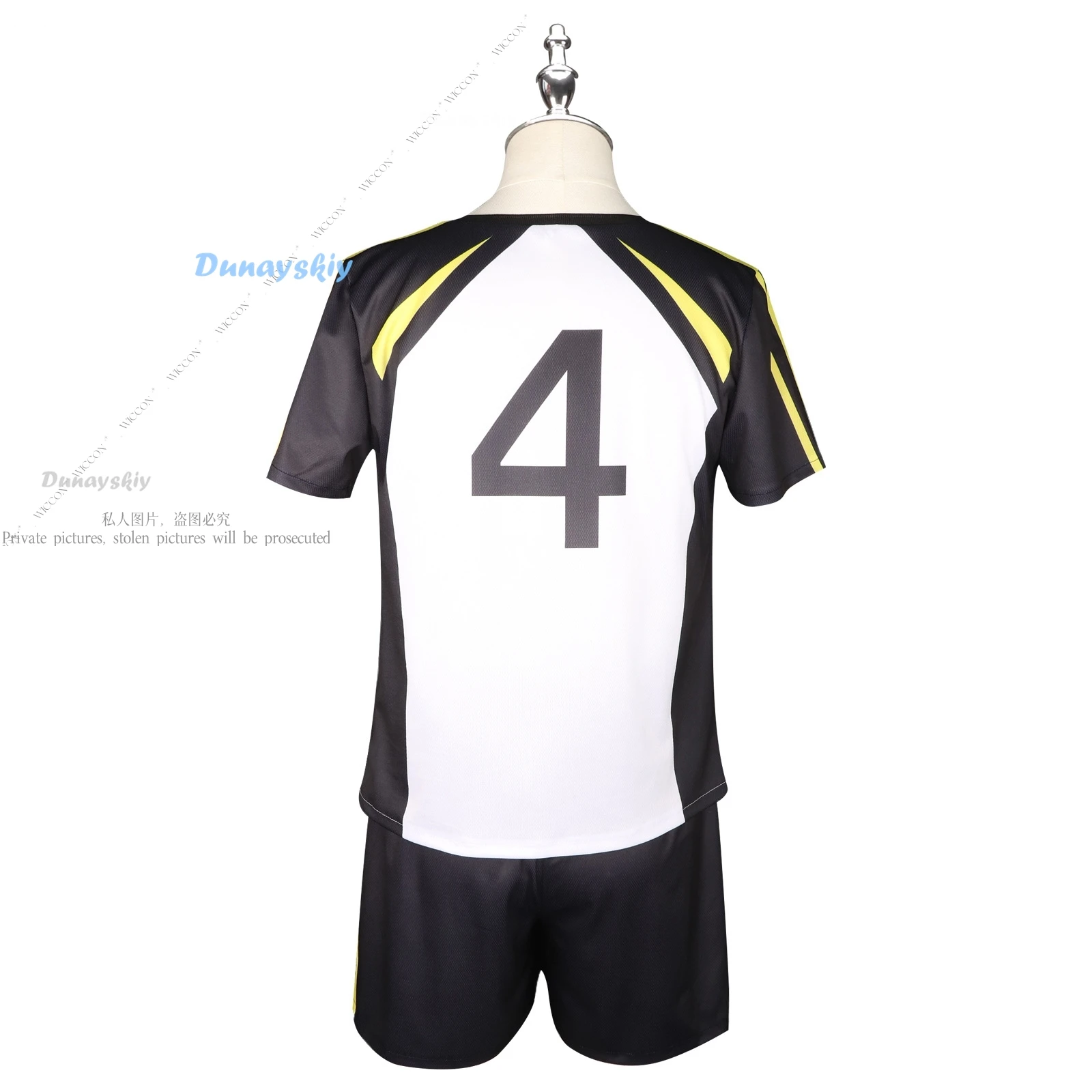 Akashi Keiji Cosplay Kostuum T-Shirt Short Fukurodani Bokuto Koutarou Uniform Pruik Haikiyu Volley Ball Team Jersey Sportkleding