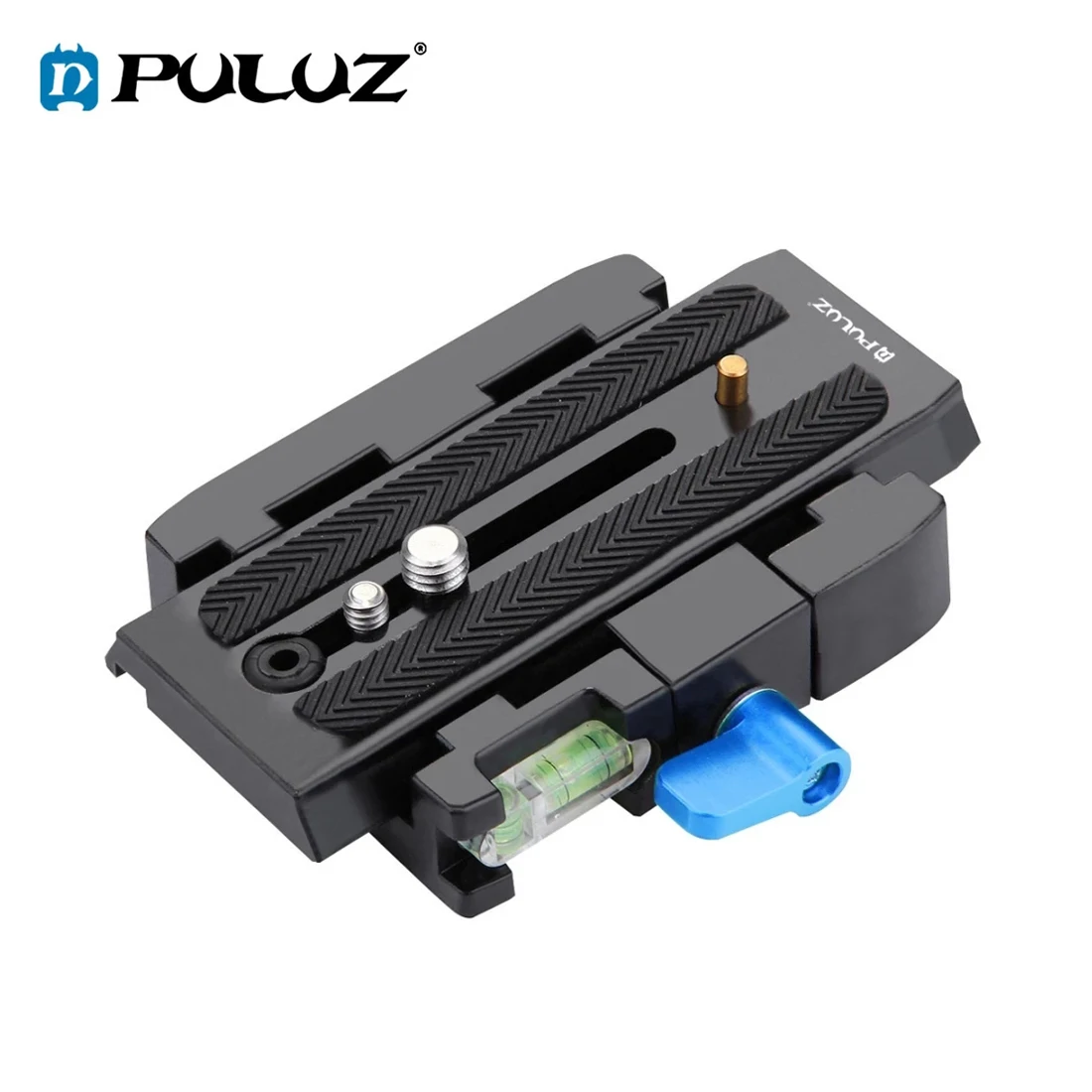 Быстроразъемный зажим PULUZ из алюминиевого сплава PTZ + быстросъемная пластина и винт 1/4 3/8 для зеркальных камер, аксессуары для штатива