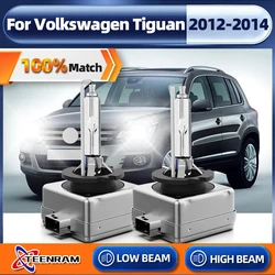 2PCS 35W D3S Xenon Light HID Bulb 6000K White HID Xenon Lamp Xenon Headlights Bulb For Volkswagen Tiguan 2012 2013 2014