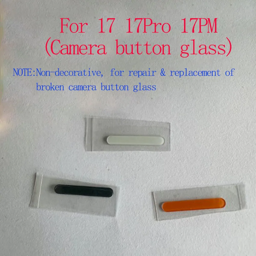Camera Button Glass For iPhone 17 Pro Max 17Pro 17pm repair Replacement Non-decorative
