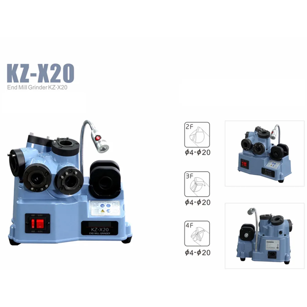 

2025 NEW 220V Electric End Mill Grinder Sharpener 2-12mm Alloy Milling Cutter Angle Grinding Machine