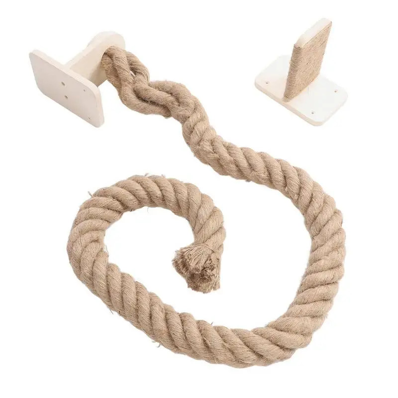 

Cat Climbing Rope Kitten Climbing Ladder Pet Resting Jumping Ladder For Paw Grinding Wall Mounted Kitten Scratching Furniture