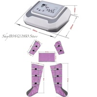 Professional Pressotherapy Machine Purple Lymphatic Massage Device Arms Shoulders Belly Legs Waist Air Compression Foot Pump2025