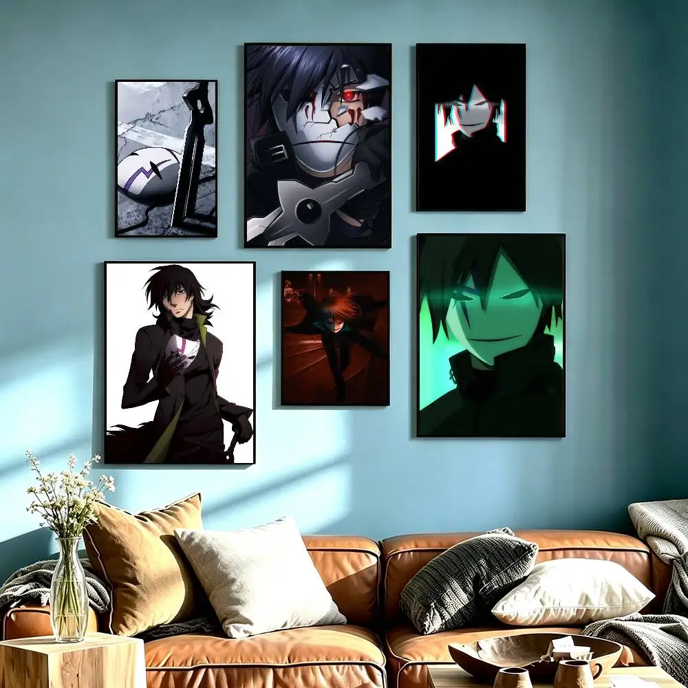 Anime D-Darker than Black Poster High Quality Dorm Living Room Aesthetic Wall Decoration Painting Stickers Gift