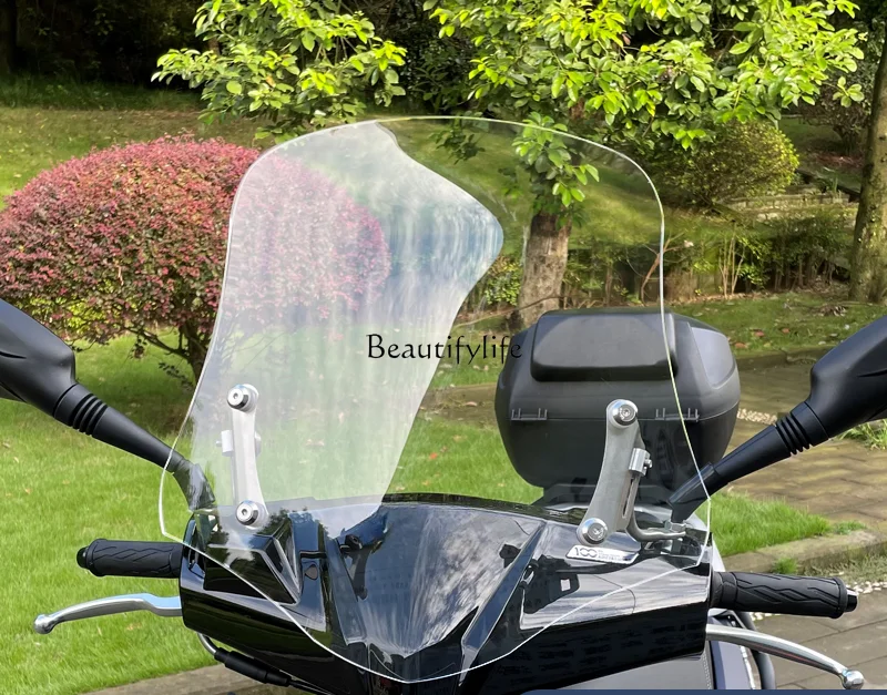 Modified Adjustable Front Windshield Heightening Windproof Plate Front Windproof Glass