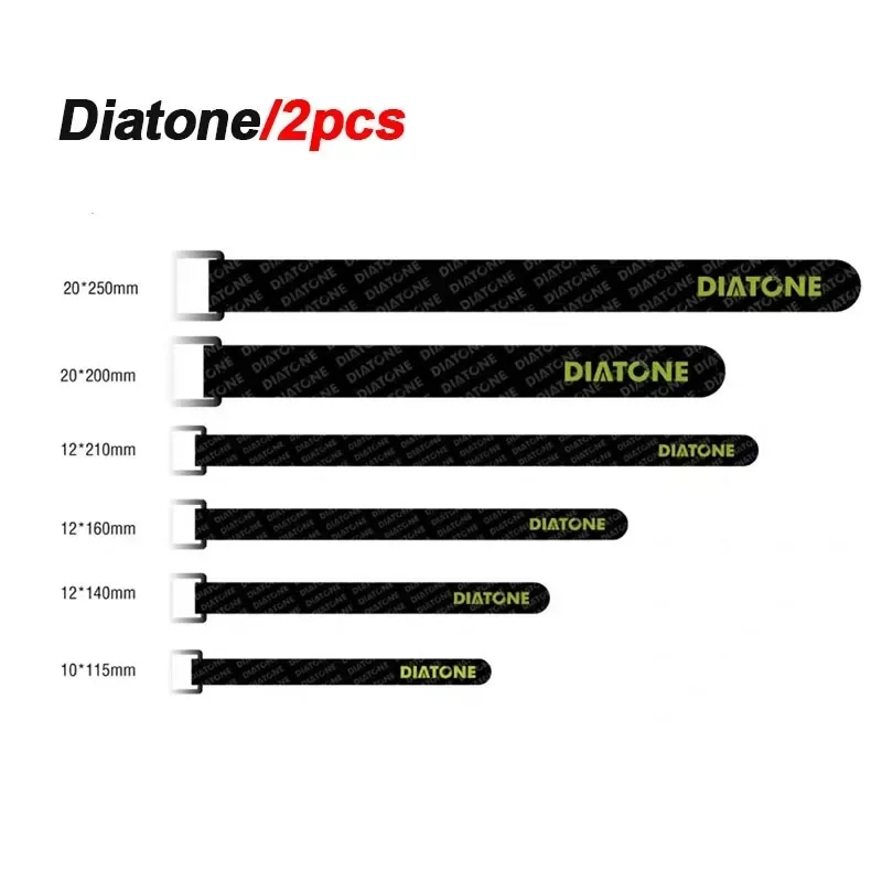 2pcs Diatone Leather Battery Strap Tie with Wear-Resistant Iron Buckle Width 10mm 12mm 20mm For 2-6S Lipo RC Racing Drones Parts