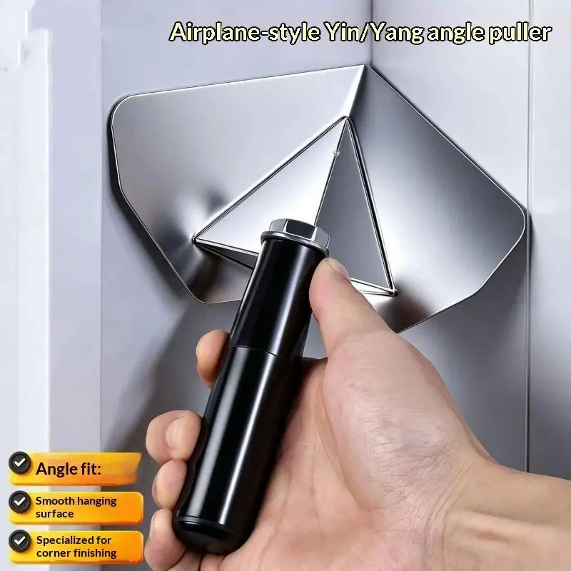 Building Construction Hand Tool Stainless Steel 90Degree Corner Trowel Drywall Plaster Finishing Internal External Wall Angle