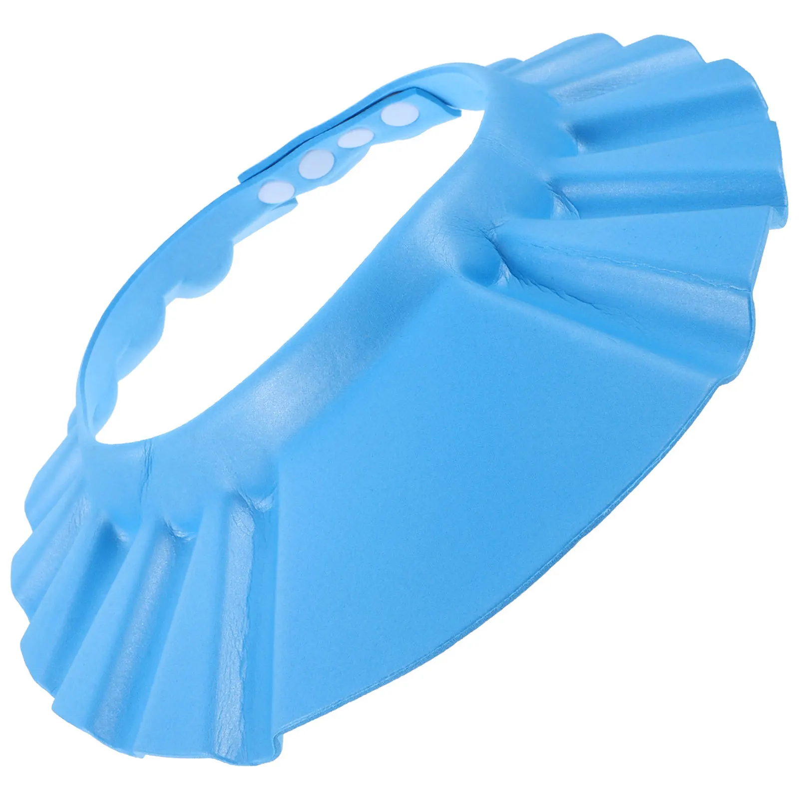 Protezione per le orecchie impermeabile Cappello da doccia per bambini Scudo per il lavaggio dei capelli regolabile per cuffia da bagno per bambini