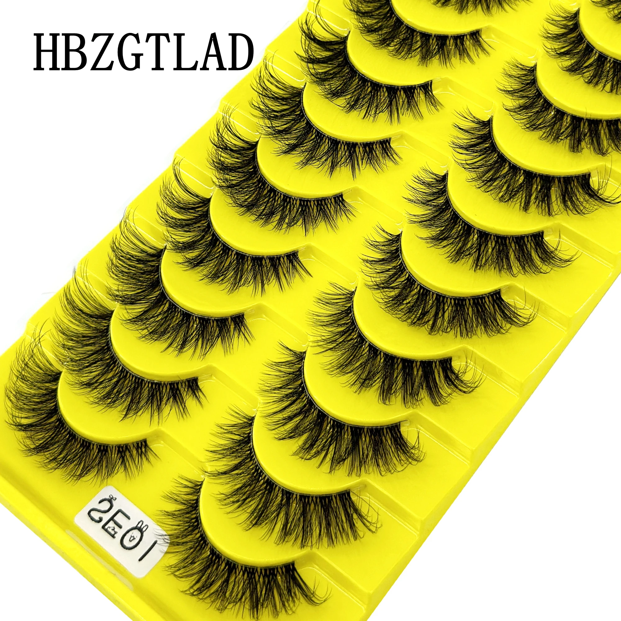 New Transparent Terrier Lashes 3D Faux Mink Lashes Natural short Full Strip Lashes Clear Band Soft Natural Eyelashes Extension