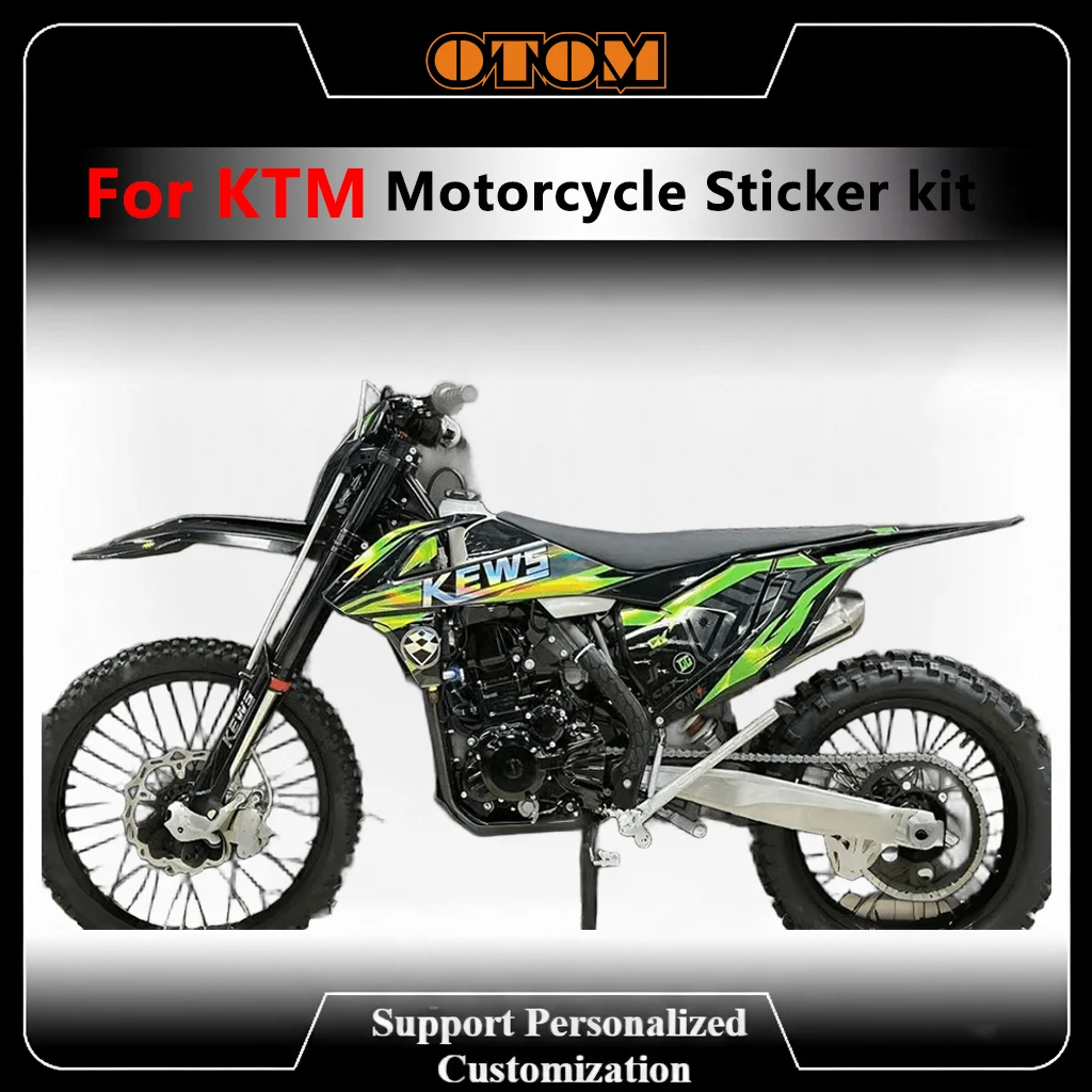

For KTM SX EXC Motorcycle Backgrounds Decals Holographic Chrome Customize Stickers SXF XCW 2016-2025 Moto Full Decals