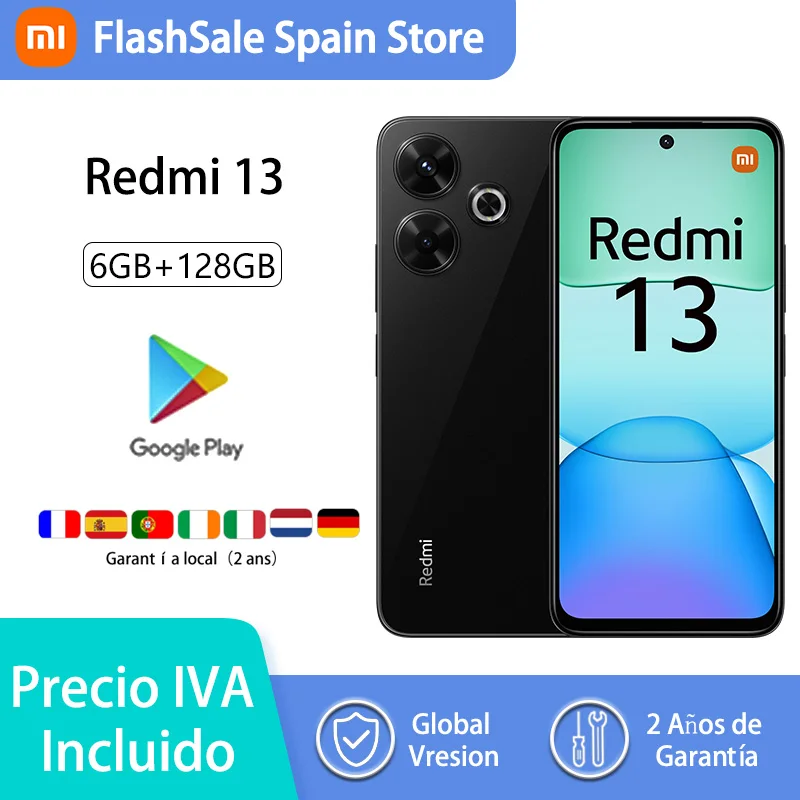 Xiaomi Redmi 13 smart phones MediaTek Helio G91-Ultra 108MP 5030mAh camera 33W fast charging 90Hz screen Global version