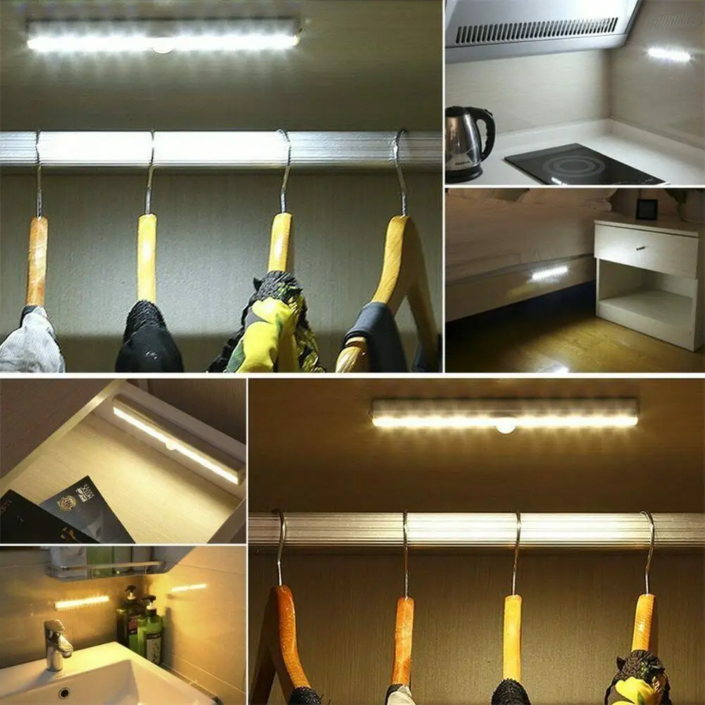 Imagem -04 - Luz Noturna Sensor de Movimento Humano Lâmpada Led para Quarto Banheiro Crianças Quarto Amarelo Quente Branco