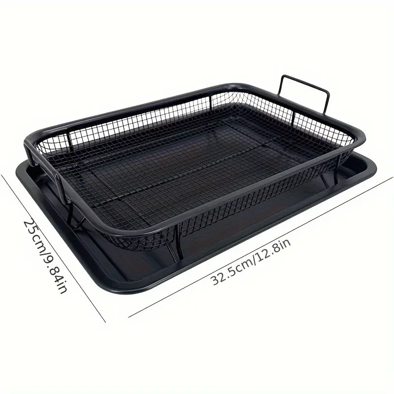 

Baking Tray Oil Frying Baking Pan Non-stick Chips Basket Baking Dish Grill Mesh Kitchen Tools