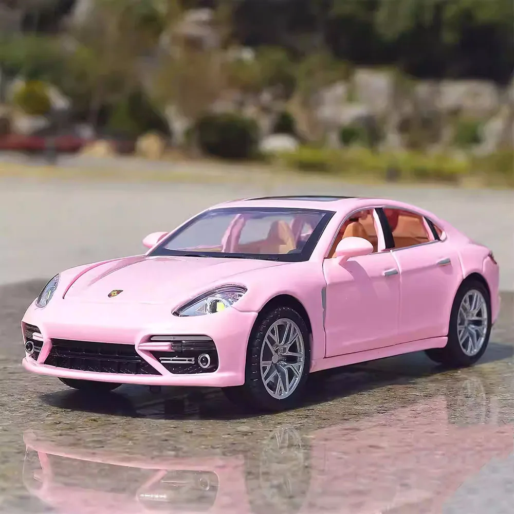 1:32 باناميرا 911 Targa 4S ألعاب نموذج سبيكة دييكاست سيارات موسيقى خفيفة المركبات الإطارات المطاطية عجلة التراجع طاولة السيارة حلية