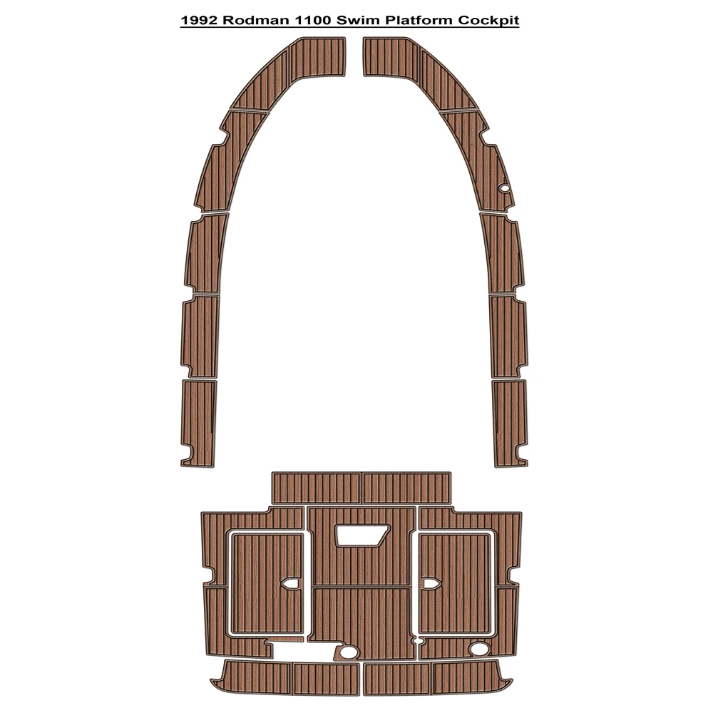 

1992 Rodman 1100 Платформа для плавания Кокпита Pad Лодка Пена EVA Искусственный тиковый коврик для пола SeaDek Gatorstep Стиль Самоклеящийся p9f6nbsv7