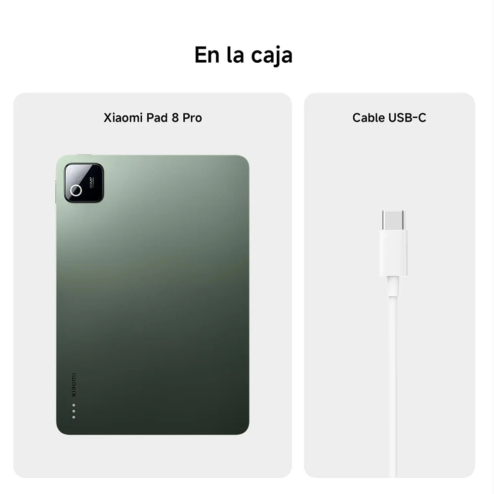 Xiaomi Pad 8 Pro Tableta 128GB/256GB, Pantalla 11,2″ 3,2K 144Hz, Snapdragon® 8 Elite, Cámara 50MP, 9200 mAh, Dolby Atmos, Wi-Fi 7, Sin Cargador 7