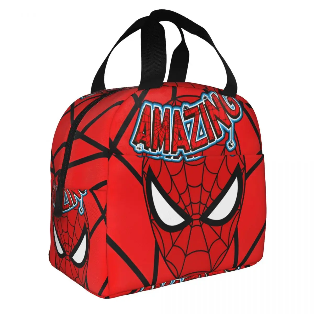 Izolacja z folii aluminiowej Studenci Marvel Spider Man Torby na żywność Duże niesamowite pudełka na drugie śniadanie piknikowe