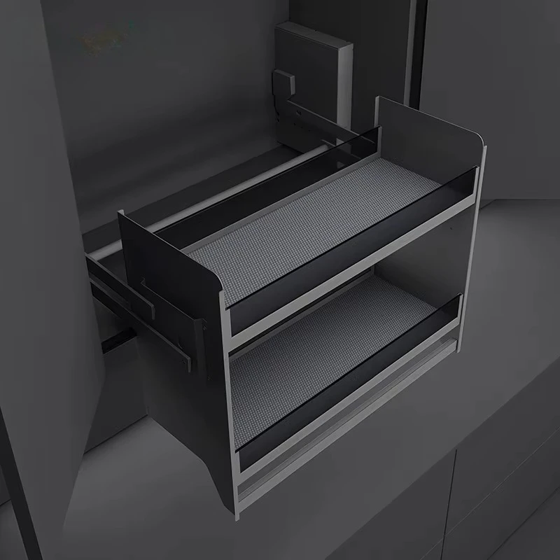 Kangyale Pax Series Kitchen Cabinet Accessories Pull Down Cabinet Organizer Large Capacity Double Layer Electric Lift Basket