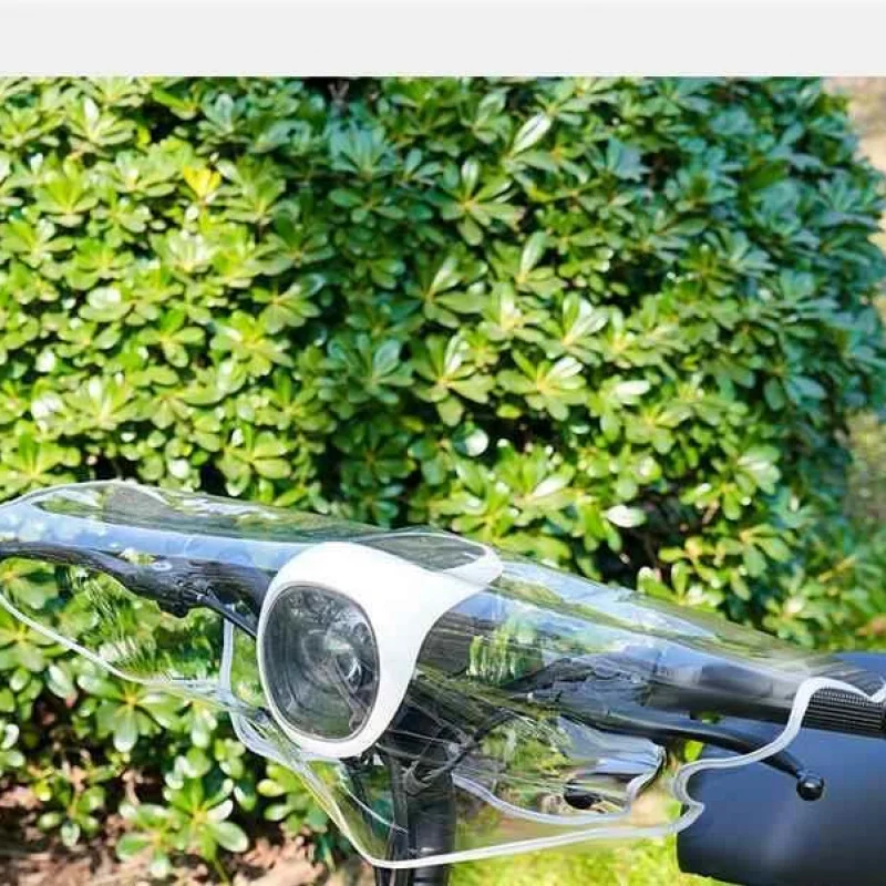 1 Stück Elektrofahrzeug-Frontregenschutz, Universeller Armaturenbrett- und Lenkerüberzug, Outdoor-Fahrzubehör-Abdeckung – Detail 5