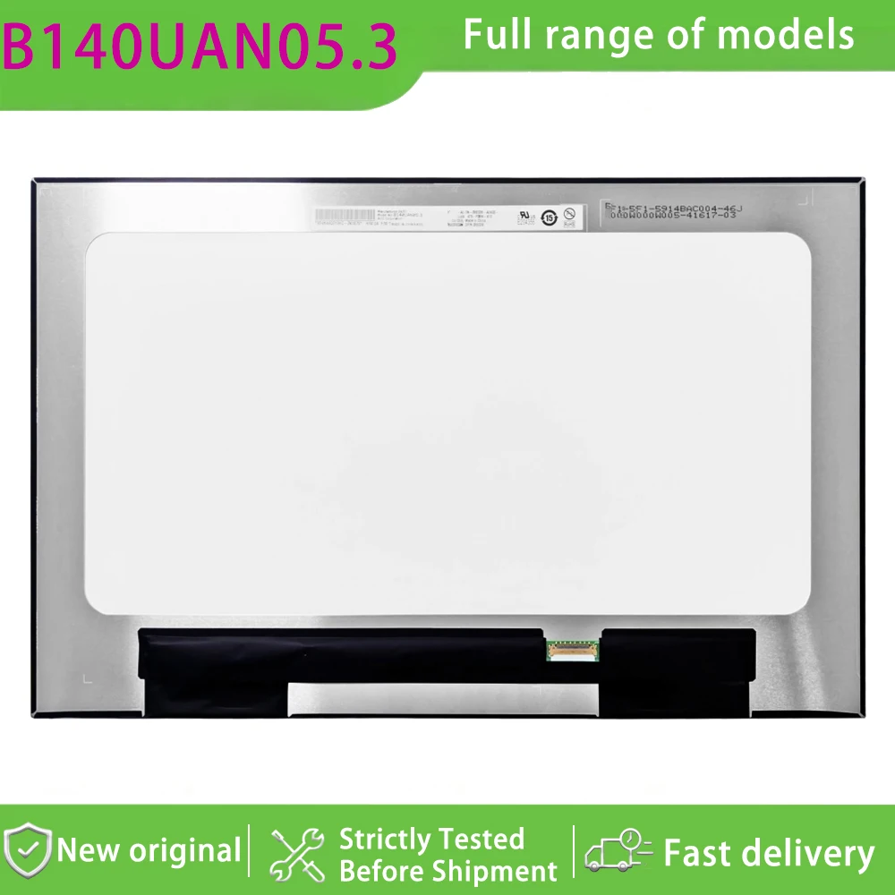 B140UAN05.3 14.0 Inch Wuxga 16 10 Aspect Ratio Ips Grade Lcd Display Panel Matte Non-touch  for Laptop Assembly Replacement
