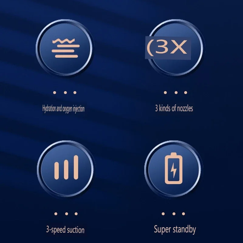 Electric Multifunctional Facial Beauty Device, Remove Blackheads, Exfoliate, Clean Pores, Nano Spray,Moisturize Face Care ML-056