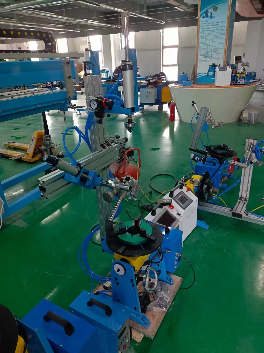HotHigh Frequency Industrial Heavy Building Materials Factory Welding Fixture Table Rotary Welding Table