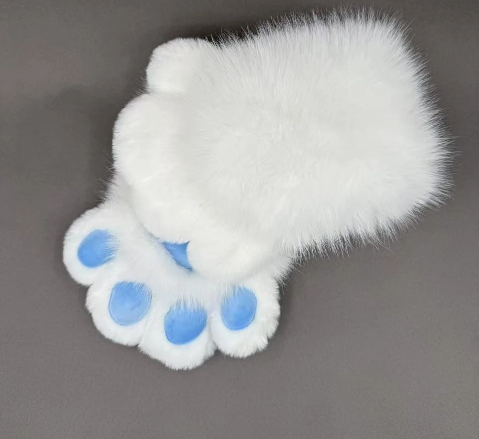 Kig Furry Fursuit Łapa Cosplay Furry Kigurumi Łapa Bez Pazurów Comiket Zwierzę Kot Królik Lalka Zwierzęca Łapa Prezent dla Dzieci Rekwizyty na Halloween
