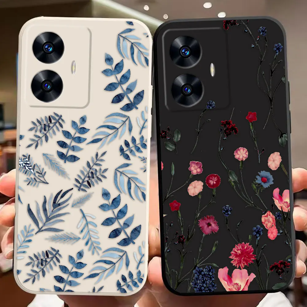 

Beautiful Colorful Flowers Custom Phone Case For Realme C65 C63 C55 C53 C33 C30 C21Y C20 C12 C11 P35 GT NEO 2 20 30 50I 50 Case