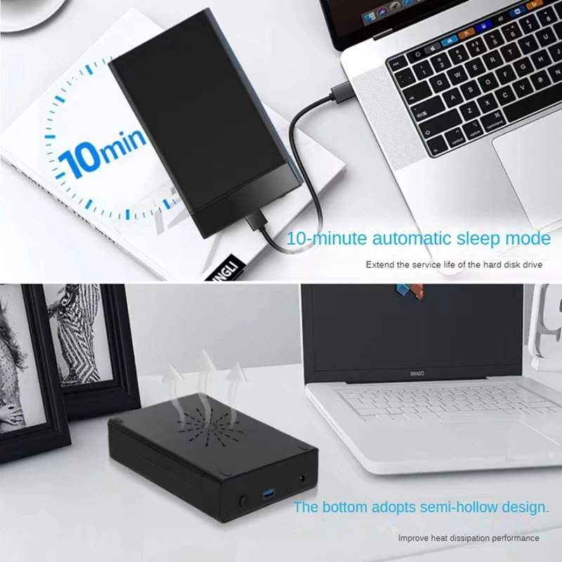 External HDD Case 2.5/3.5 Inch SSD External Hard Drive Box Enclosure SATA To USB 3.0 Hard Disk Case Adapter