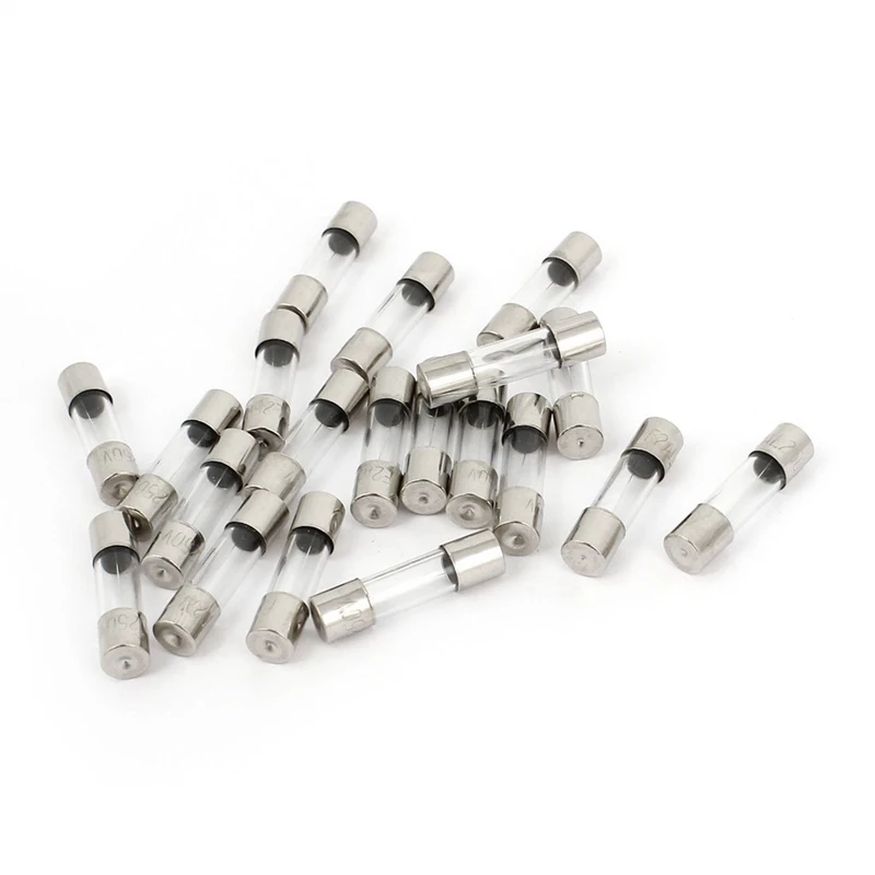 40X 250 V 2A F2al Quick F Link Glass Tube Fuse 5 Mm X 20 Mm