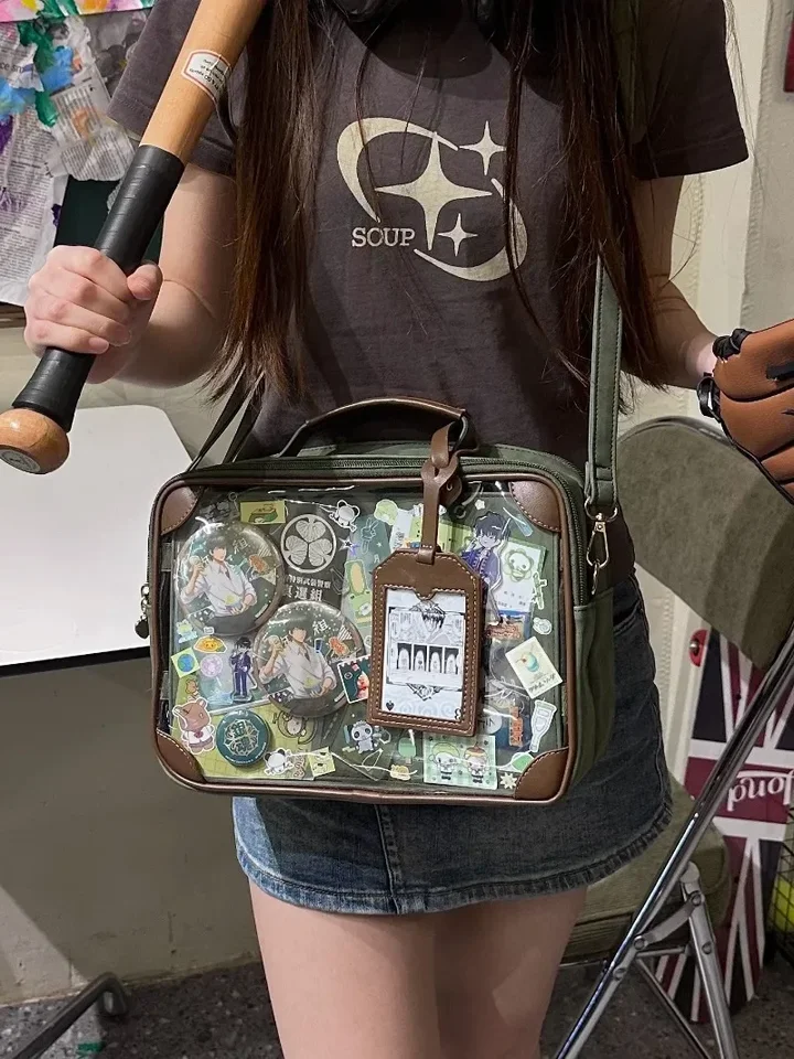 2026 Ita Bag New Sweeet Cute Transparent Crossbody Bags for Women