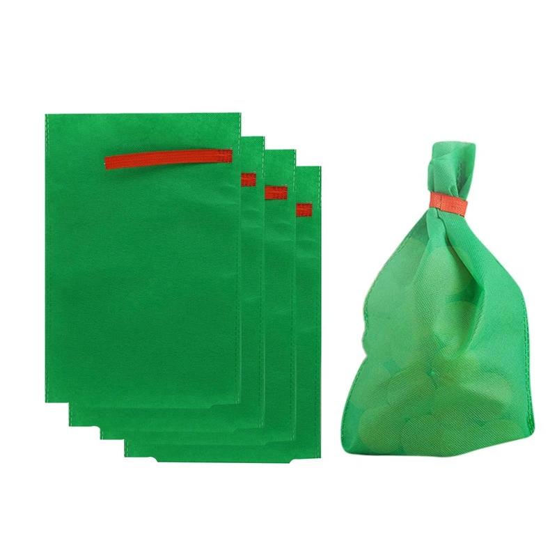 

New 100 Pcs Fruits Protect Bag,Non-Woven Fabric Grape Protective Cover Bags Insects Mosquito Bug Net Barrier Bag For Plant